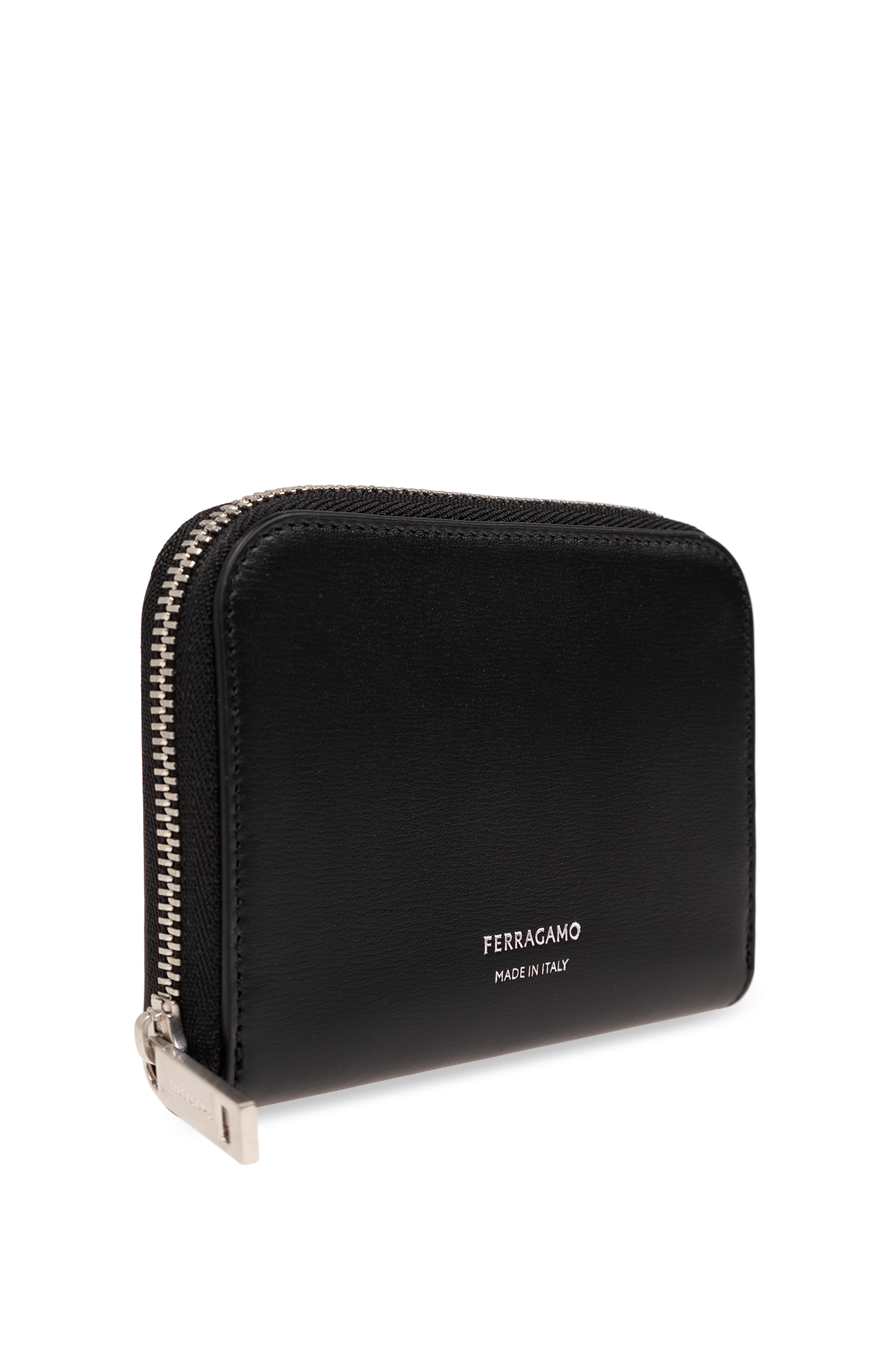 カードケース・名刺入れ FERRAGAMO Black leather wallet (220629770767 NERFLARED) サルヴァトーレ フェラガモ Salvatore Ferragamo 220629 770767